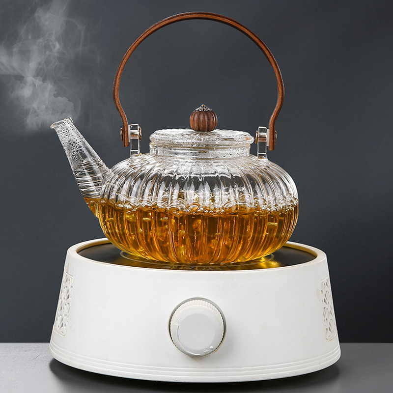 水果花茶壶套装蜡烛加热煮茶器英式下午茶养生茶具套装暖茶温茶炉 - 图1