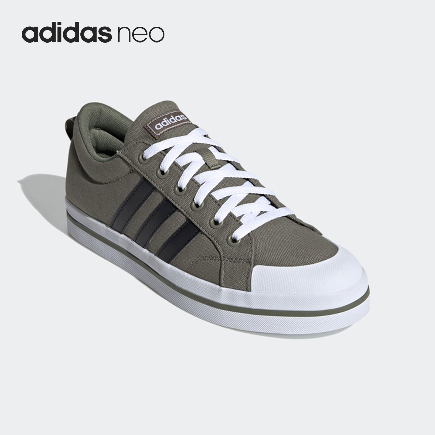 Adidas/阿迪达斯正品NEO 夏季男子休闲运动低帮板鞋 FW2884 - 图1