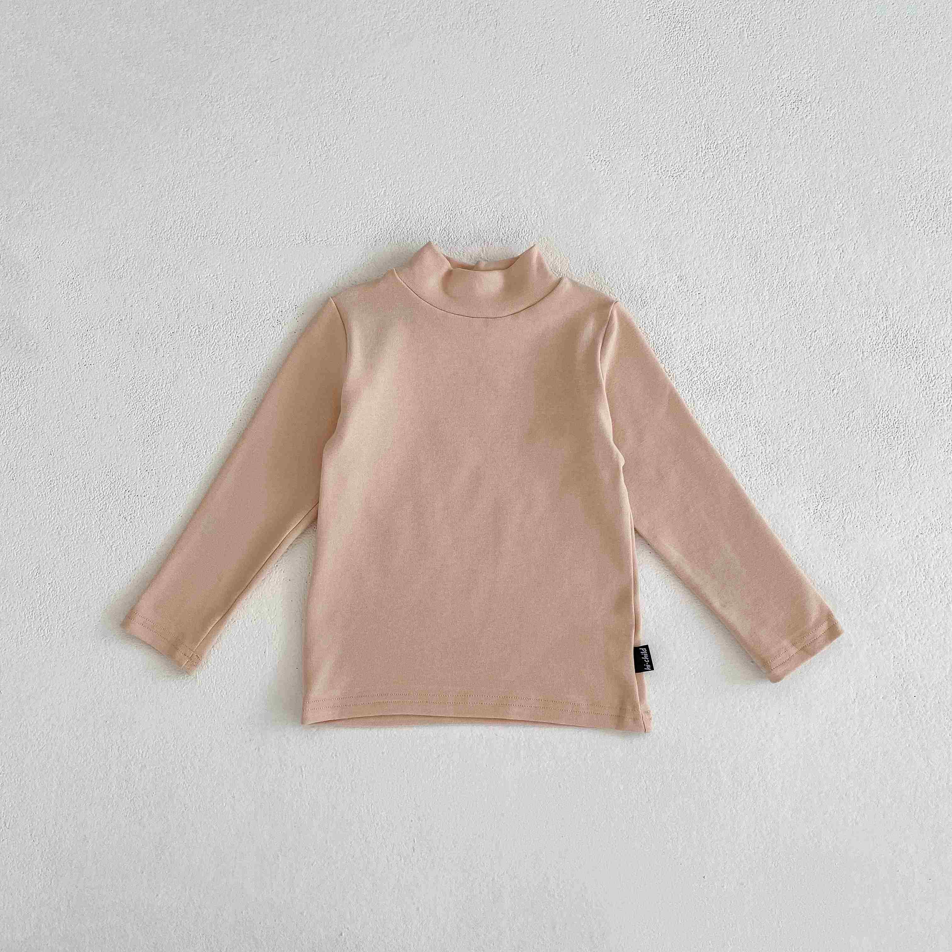 男童女童磨毛中领打底衫保暖宝宝白色上衣儿童半高领加厚长袖T恤,淘宝优惠券,粉丝福利购,淘宝优惠卷