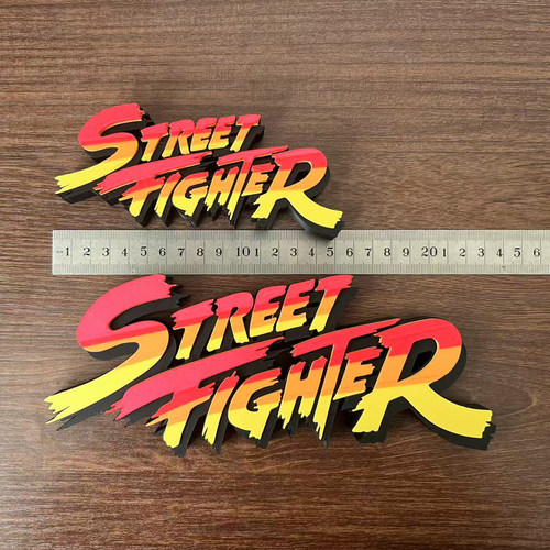 街头霸王 街霸 街机游戏 Street Fighter Logo 招牌 手办 摆件 - 图1