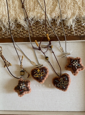 复古西太后星球项链女秋冬