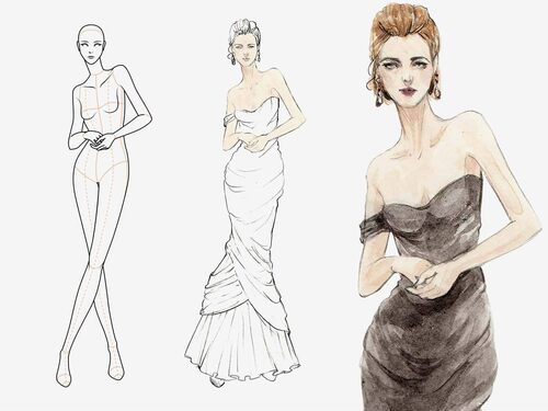 正版现货 Poses for Fashion Illustration 原文原版 体式人体姿势卡片 时尚服装设计搭配手绘手稿临摹画册图画插画集书籍畅销书 - 图2