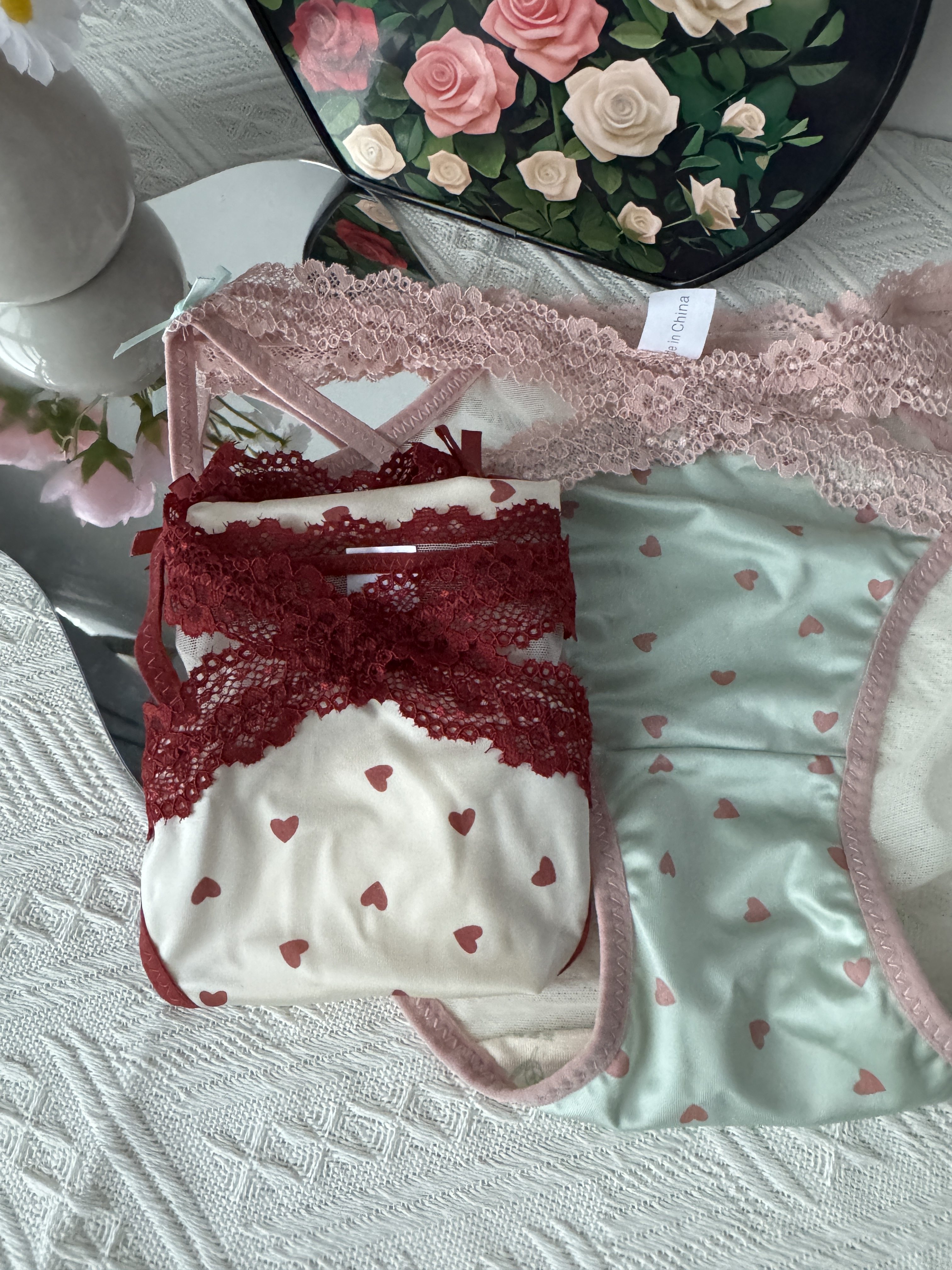 纯欲蕾丝交叉带内裤茶多酚底裆法式绸缎少L,淘宝优惠券,粉丝福利购,淘宝优惠卷