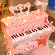 Childrens piano toy can play the electronic violin girls first school home 2 baby 3-year-old 3 child birthday present 6