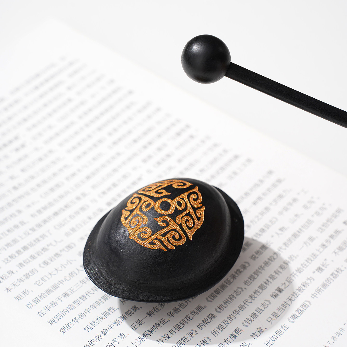 【浙江省博物馆】富得贵文创敲好运木鱼摆件桌面摆件创意趣味玩具,淘宝优惠券,粉丝福利购,淘宝优惠卷
