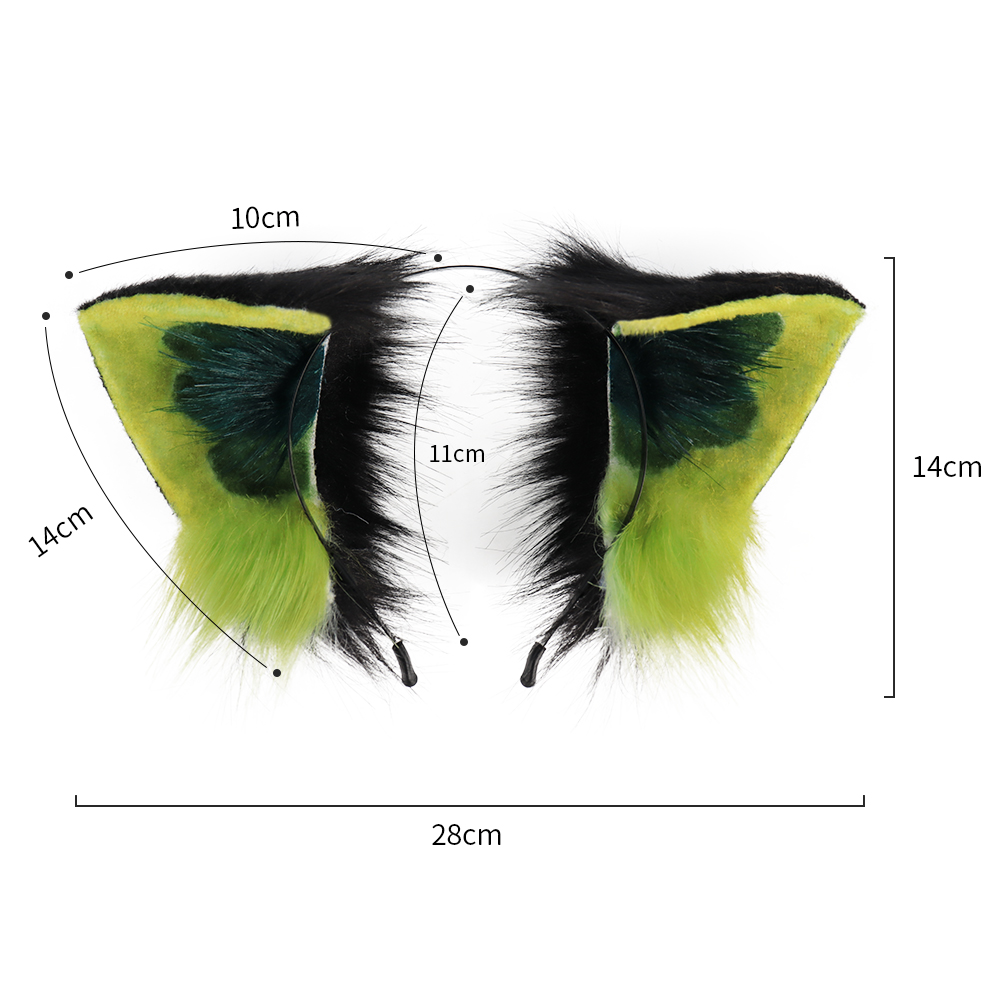 罗小黑cos猫耳耳朵尾巴 cosplay猫咪发箍 罗小黑战记2周边头饰 - 图2