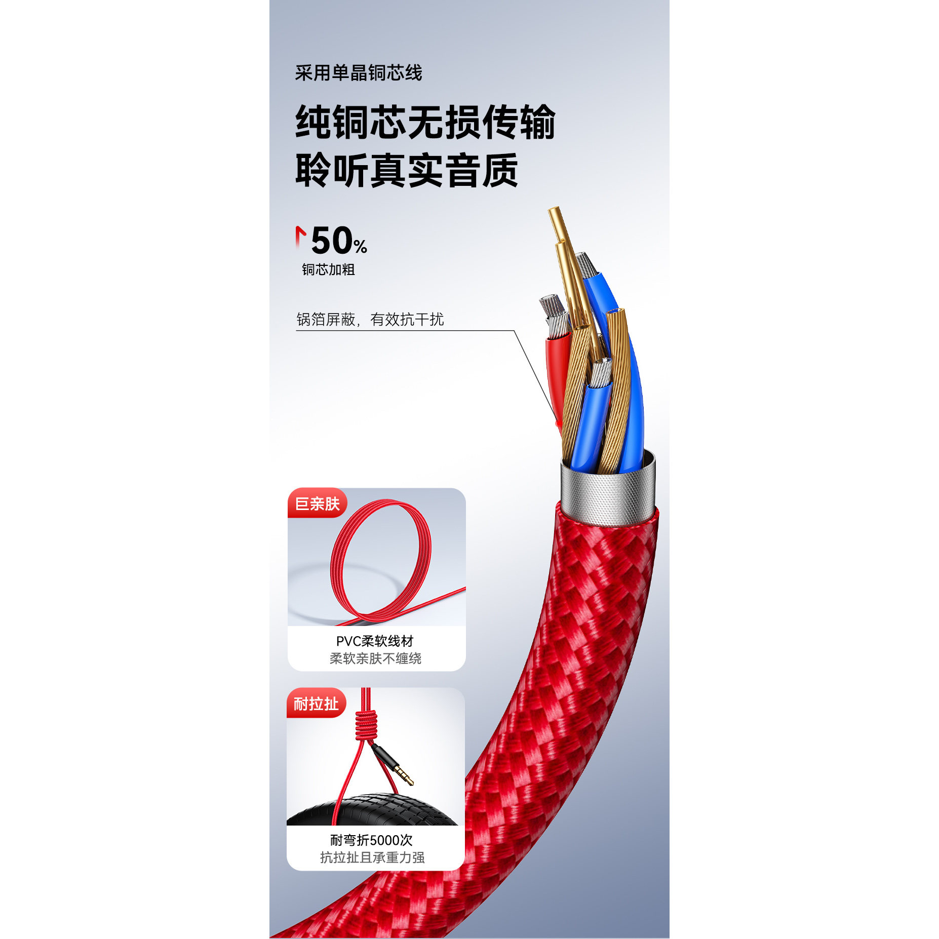 3米2米长线声卡监听通用不入耳有线耳机高清音质电脑手机声卡,淘宝优惠券,粉丝福利购,淘宝优惠卷