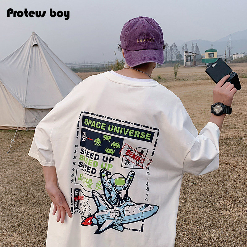 proteus boy 2022ss太空人卡通t恤 ProteusBoyT恤