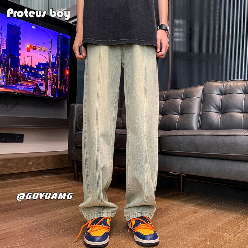 proteusboy男款春秋男士美式牛仔裤 ProteusBoy牛仔裤