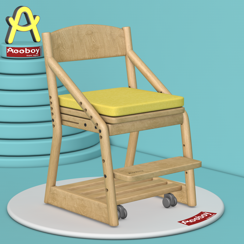 aooboy实木座椅家用宝宝学习椅 Aooboy儿童椅
