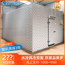 Small Refrigerated Storage Cold Room 220v Freeze Cuts Equipment Shang Gas Adjusted Fruit Vegetables Refreshing freezer Full set of equipment