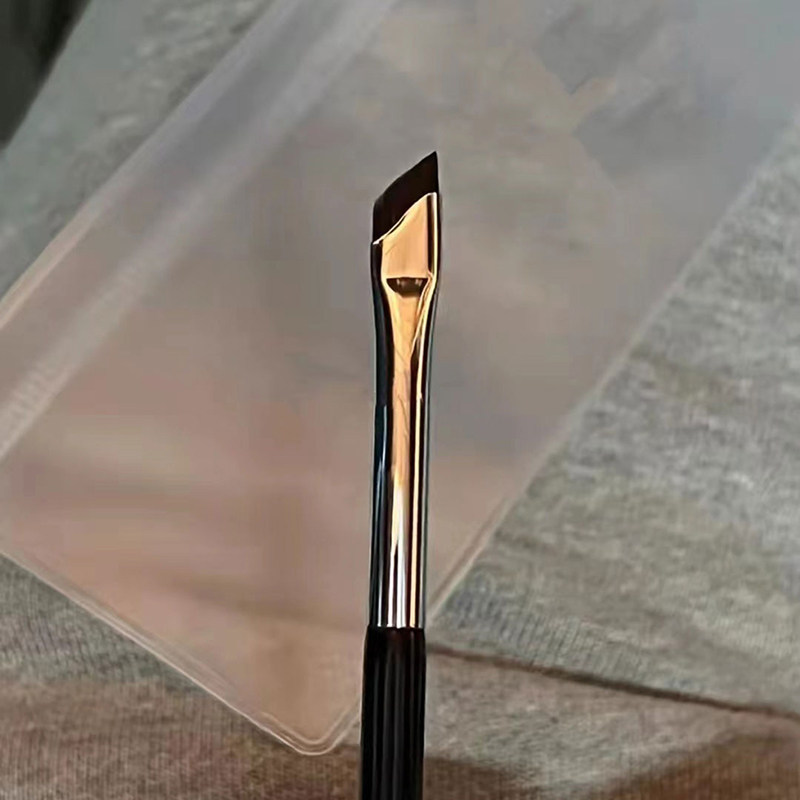 刀锋斜头化妆刷子眉刷眼线刷根根分明柔软王菲菲不扎脸彩妆工具