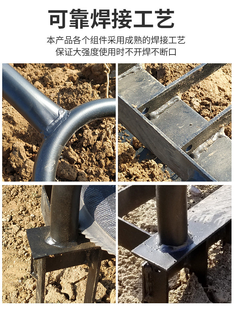 翻地松土神器锄头开荒翻土深翻器户外钢叉子挖地种菜农用工具大全