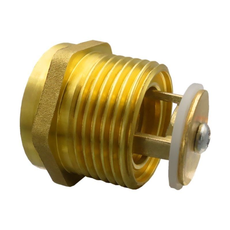 止回阀1寸内外丝家用水泵专用铜单向阀门自吸泵防倒流弹簧止逆阀 - 图1