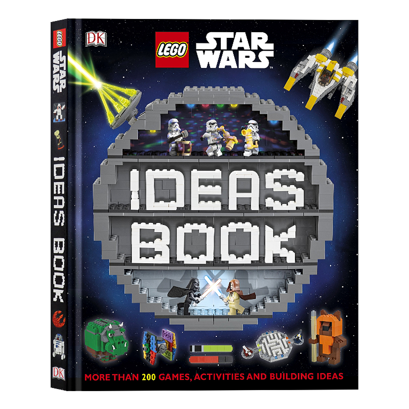 DK LEGO Star Wars Ideas Book 乐高星球大战创意书 英文原版 乐高搭建创意 益智活动 增强动手能力 提升孩子认知能力活动建造理念 - 图3