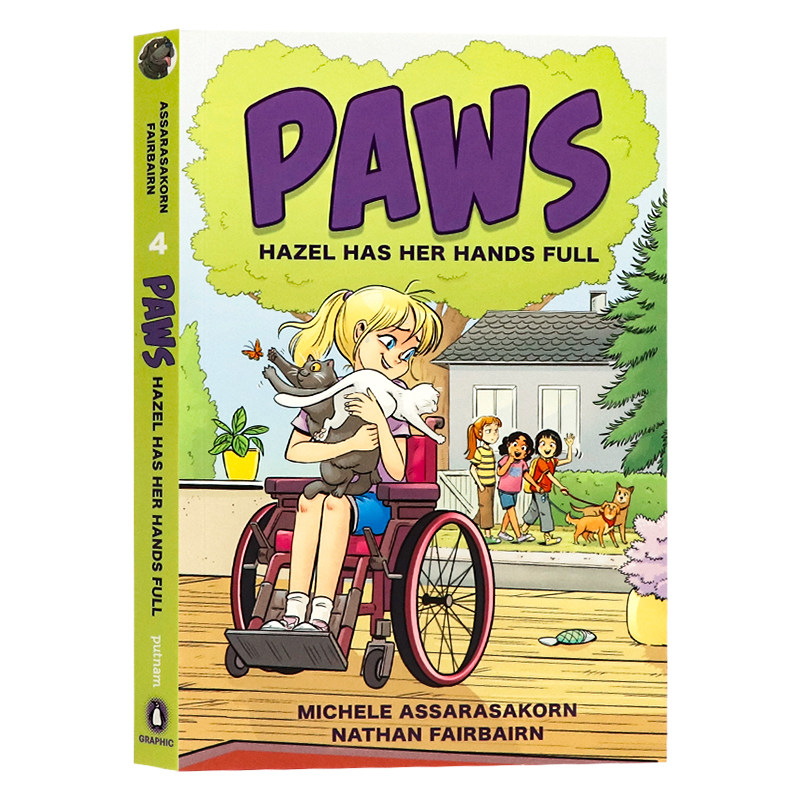 现货 爪子系列5册 英文原版 PAWS 儿童全彩漫画图画书 冬日的友谊故事 进口英语书籍 Nathan Fairbairn 小学英语课外读物