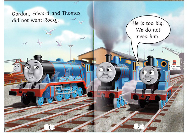 托马斯英语书分级阅读入门级6册 Thomas and Friends Reading Ladder 盒装小火车托马斯和朋友们英文原版绘本3-8岁 扫码听原版音频