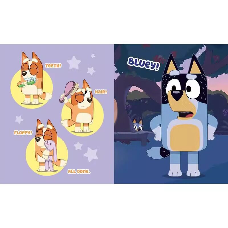 布鲁伊绘本10册 英文原版 Bluey 小蓝狗 儿童卡通动画故事图画书 培养好习惯英语启蒙读物 国际艾美儿童奖ABC和BBC联合推出动画片