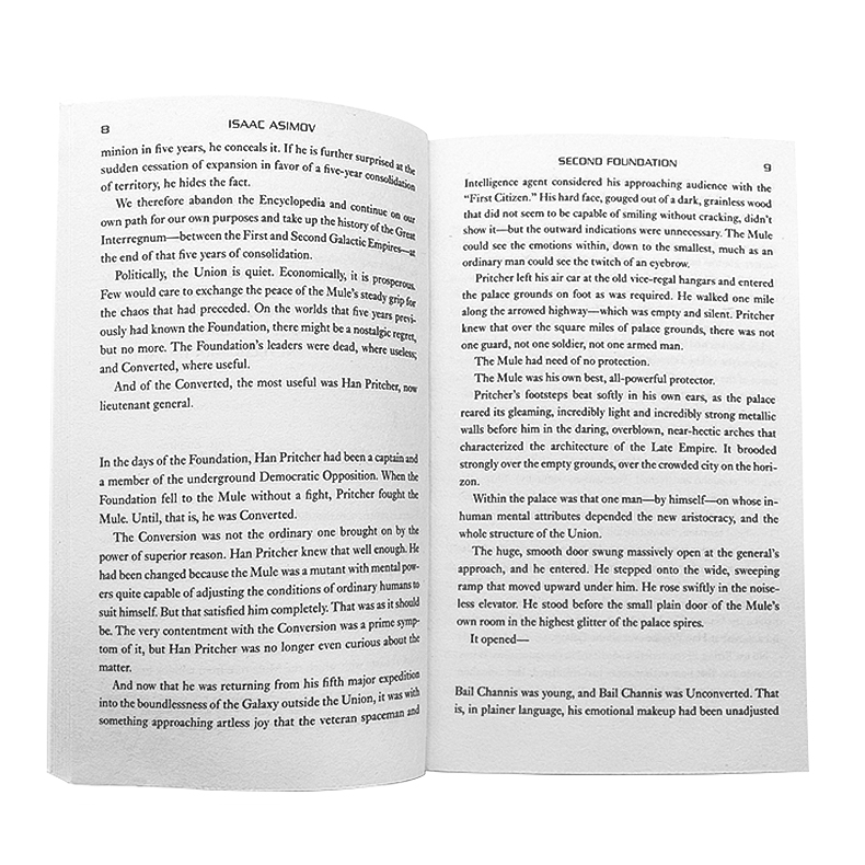 银河帝国3第二基地 Asimov Second Foundation 英文原版小说 艾萨克阿西莫夫经典科幻小说 Isaac 讲述人类未来两万年的历史