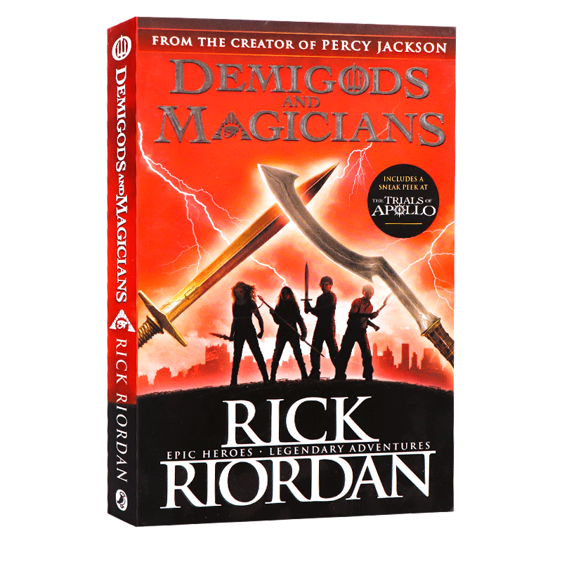 波西杰克逊系列 半神人和魔术师 英文原版 Demigods and Magicians 青少年科幻奇幻小说Rick Riordan 中学生课外阅读Percy Jackson - 图3
