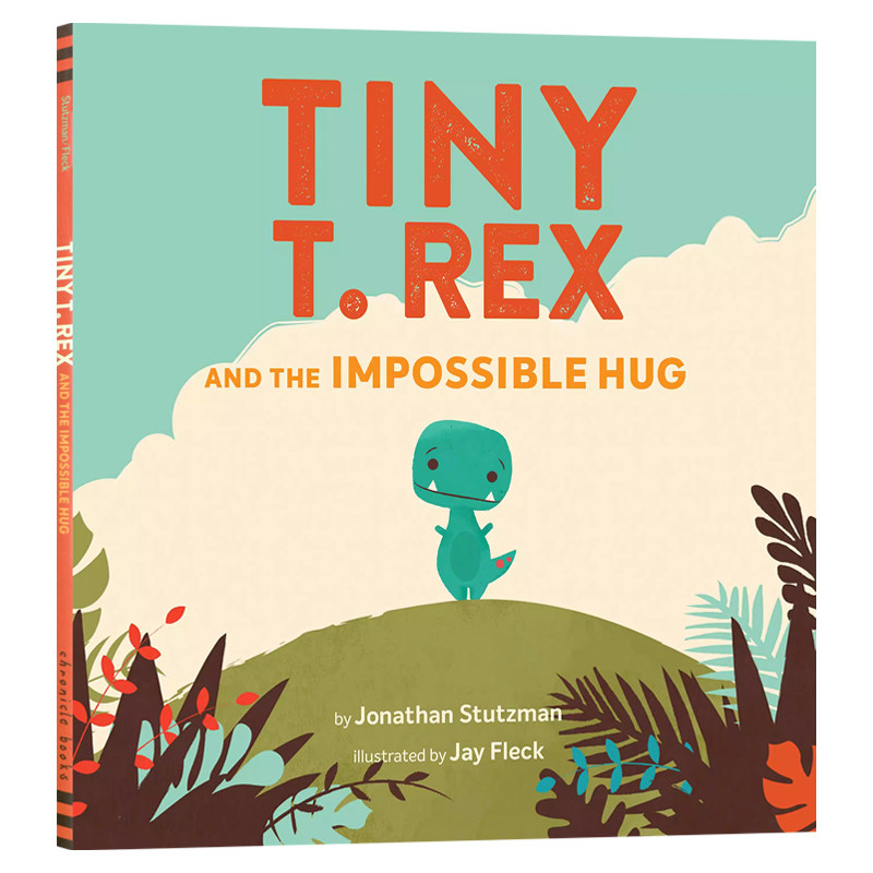 小霸王龙和不可思议的拥抱英文原版绘本Tiny T. Rex and the Impossible Hug亲子共读睡前故事书心理认知成长绘本进口英语书籍平装