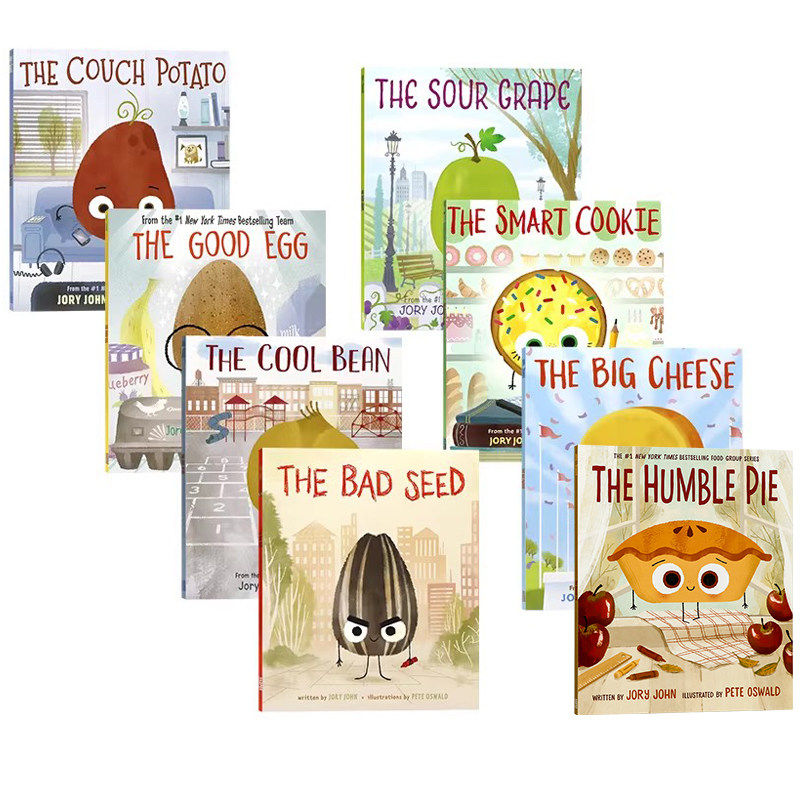 The Bad Seed 坏种子系列8册 英文原版绘本 Good Egg优良蛋 Cool Bean酷豆子 Couch Potato沙发马铃薯 良好行为习惯养成趣味故事书