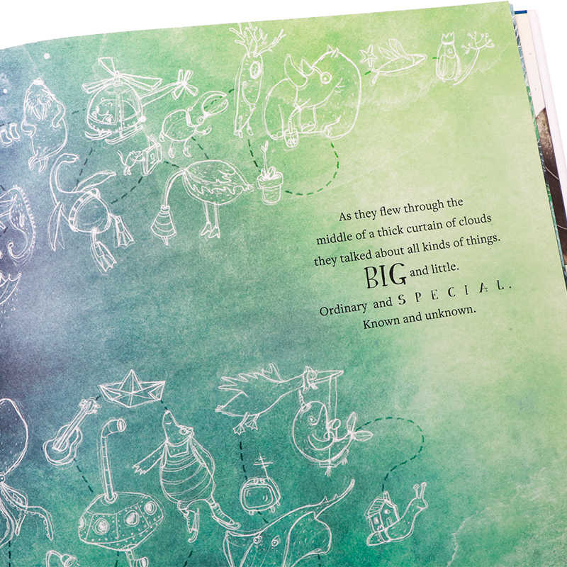 艾达和鲸鱼 英文原版进口 Ida and the Whale 想象力精装绘本 儿童艺术 4-8岁 Rebecca Gugger 太阳月亮和星星背后隐藏着什么