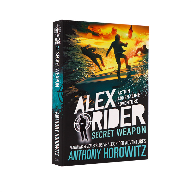 艾利克斯莱德12-13两册合售英文原版小说 Alex Rider Secret Weapon秘密武器/Nightshade夜影侠学生课外阅读 ...