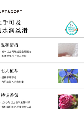 DUFT&DOFT/多馥特馥香氛沐浴露补水保湿久留香滋润嫩肤部分临期