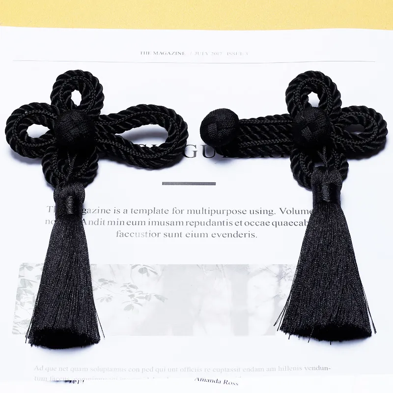 旗袍扣中国风大三叶流苏盘扣大衣外套复古手工纽扣中式服饰装饰扣,淘宝优惠券,粉丝福利购,淘宝优惠卷