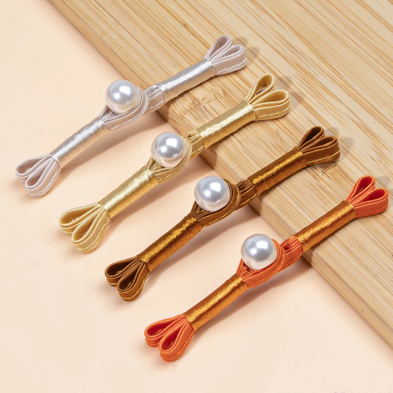 新中式旗袍盘扣珍珠燕尾一字扣唐装国风服装装饰纽扣汉服外套扣子,淘宝优惠券,粉丝福利购,淘宝优惠卷