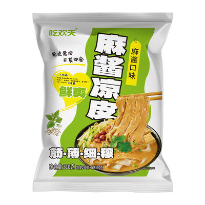 面丫面吃欢天麻酱凉皮310g