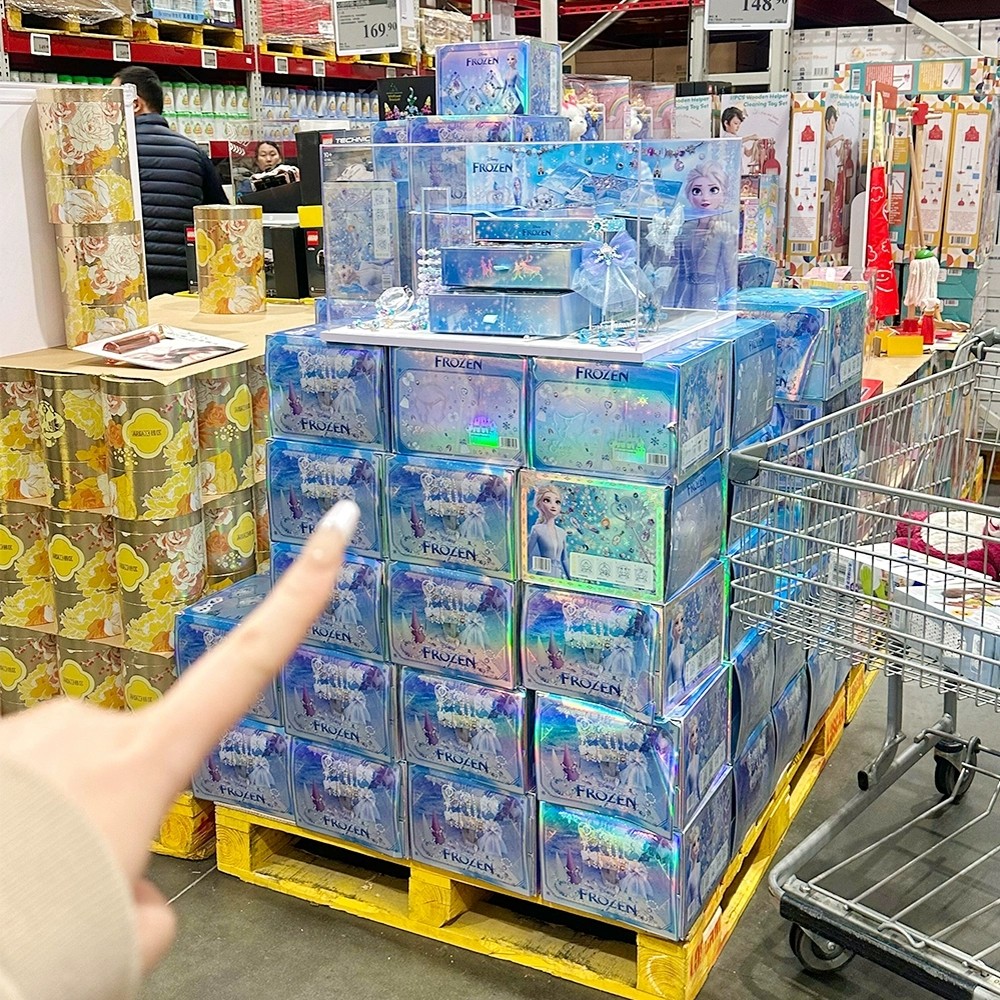 山姆冰雪女王惊喜装扮礼盒儿童首饰发饰收纳发卡手链生日新年礼物,淘宝优惠券,粉丝福利购,淘宝优惠卷