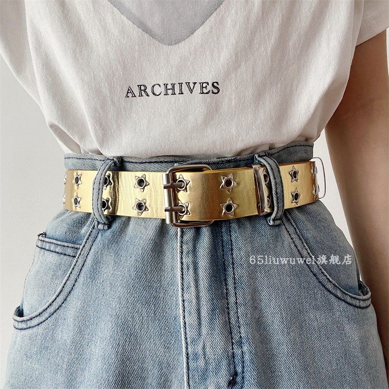 韩版设计感小众百搭皮带女简约装饰牛仔裤腰带女士时尚潮流裤带男,淘宝优惠券,粉丝福利购,淘宝优惠卷