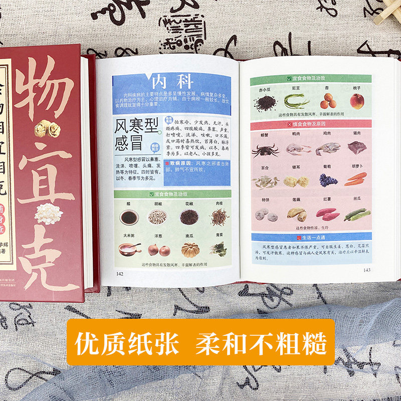 食物相宜相克随身查正版彩色图解 特定人群常见病饮食相宜与相克 四季养生饮食宜忌 装在口袋里的实用生活宝典 家庭养生保健书籍