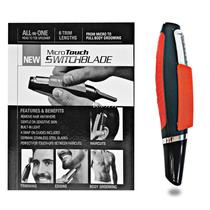 Male Switchblade Shaver Grooming Remove Hair Trimmer 2 in 1
