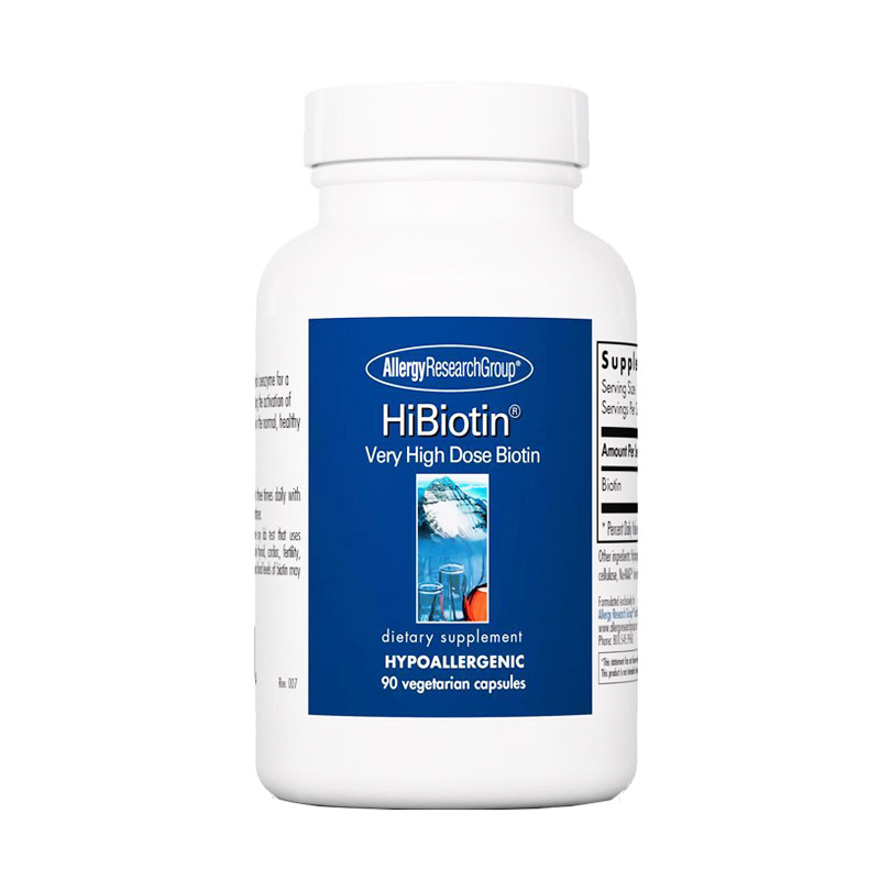 美国arg高剂量生物素100mg ms胶囊 AllergyResearchGroup海外其他膳食营养补充剂