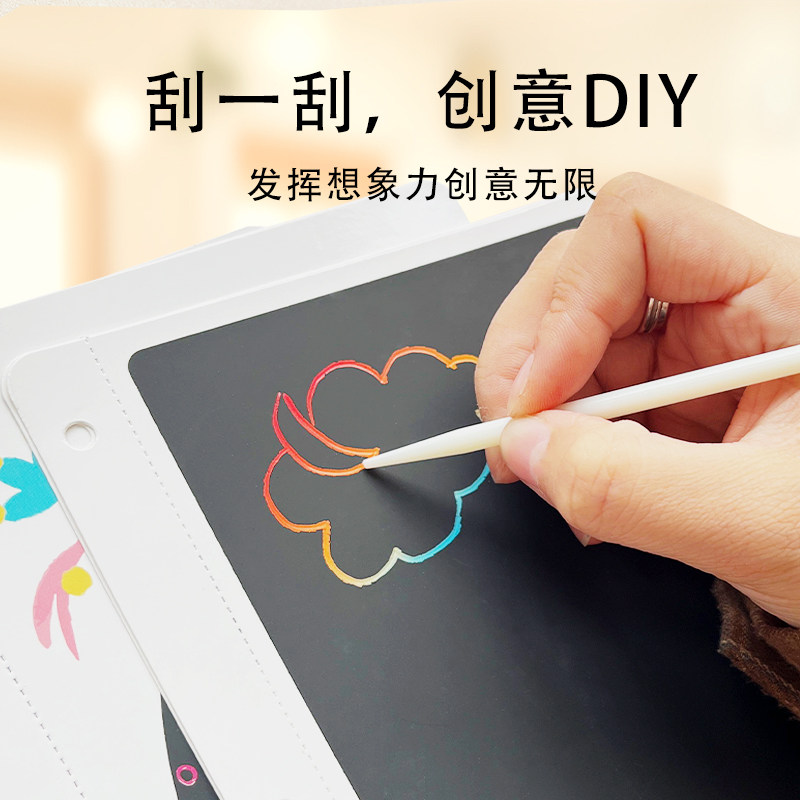  河马同学手工创意粘贴类
