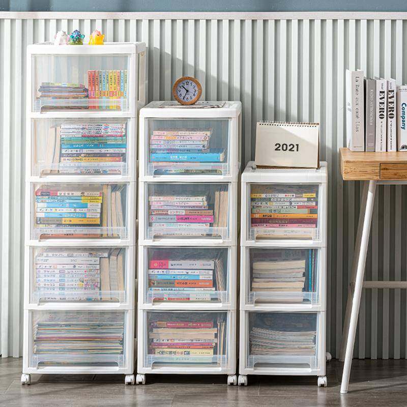 书桌收纳置物架学生桌面文件整理桌下抽屉式儿童绘本防尘书架,淘宝优惠券,粉丝福利购,淘宝优惠卷