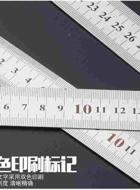 不锈钢直尺加厚钢板尺角尺高精度钢尺铁尺刻度尺木工尺公英制包邮