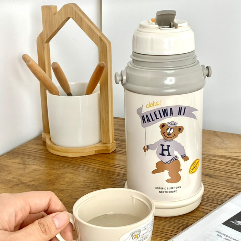 haleiwa儿童保温杯宝宝水杯便携水壶大容量吸管杯男女孩杯子正品,淘宝优惠券,粉丝福利购,淘宝优惠卷