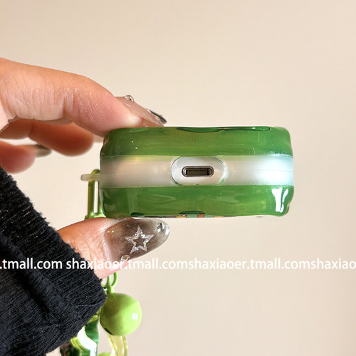 可爱圣诞树星星人适用airpods4保护壳airpodspro3保护套新款苹果耳机保护壳pro2耳机套女款二三4代耳机壳卡通 - 图3