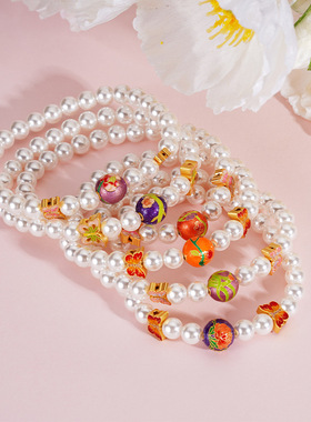 十二花神施家仿珍珠手链女转运珠