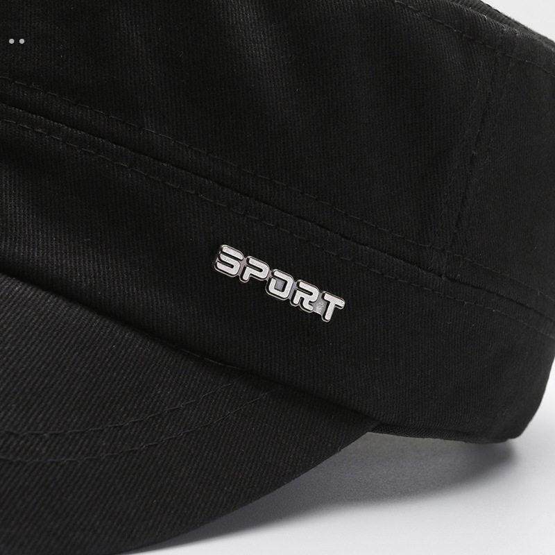 男士平顶帽帽子男款平顶帽简约纯色单帽户外遮阳帽太阳帽四季旅游,淘宝优惠券,粉丝福利购,淘宝优惠卷