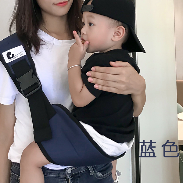 嬰兒寶寶輕便大齡月外出背帶前側抱式簡易單肩多功能腰凳背娃神器_希泊森旗艦店_嬰童用品