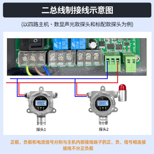 商用工业天然气报警器自动切断阀饭店可燃气体液化煤气泄露警报器