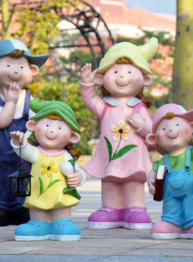 卡通人物摆件幼儿园美陈装饰