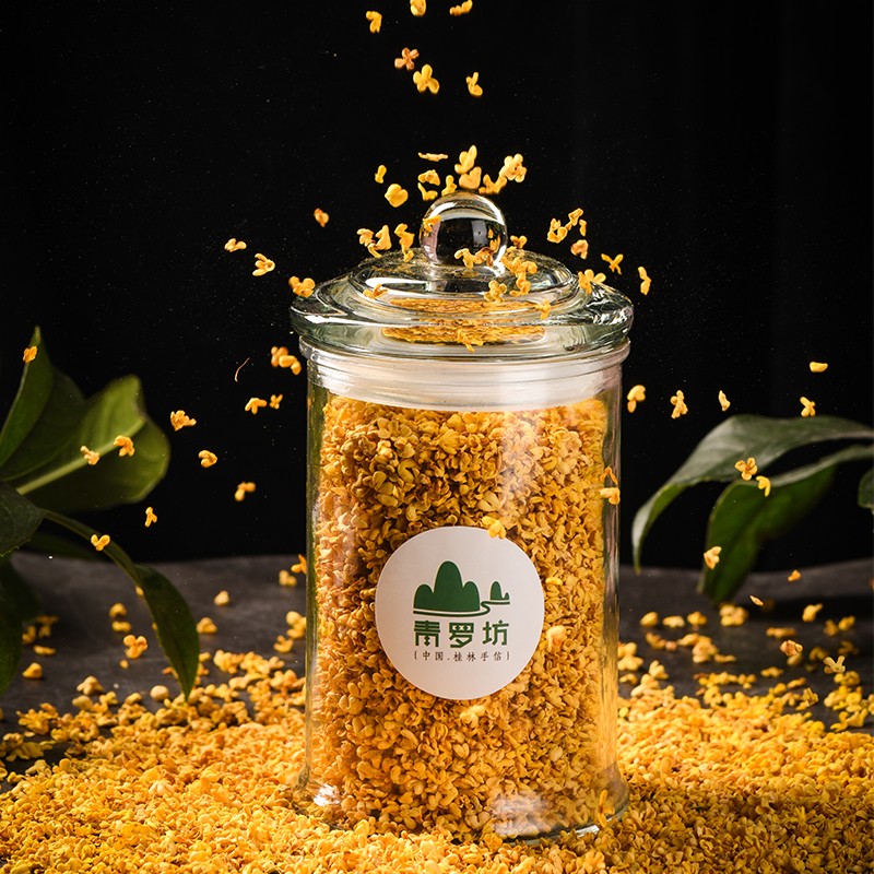 广西桂林商品不熏硫冻干精选脱水桂花茶叶桂花干花罐装花草茶食用