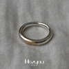 Hazyou sterling silver ring minimalist niche design