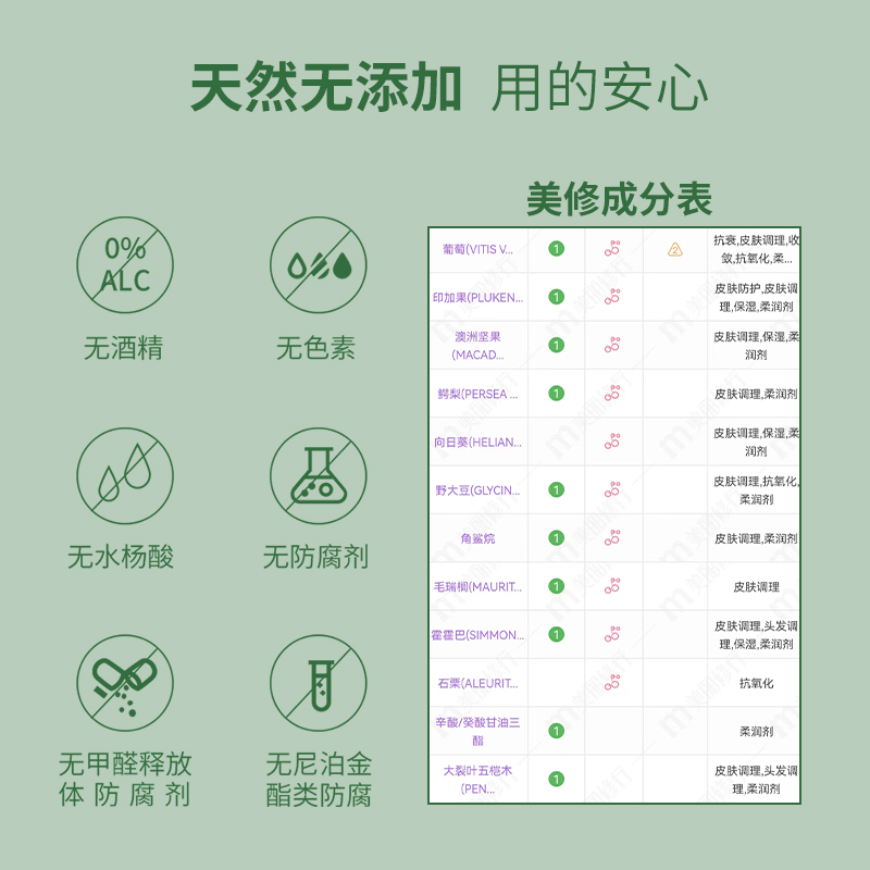 希可颜植萃无水护发精油超值尝鲜装防毛干枯烫染头发柔顺水润-图2